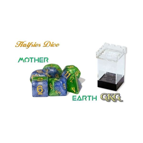 Halfsies Dice Mother Earth - Set Dadi 7 pz.