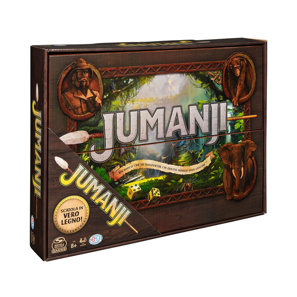 Jumanji scatola in legno