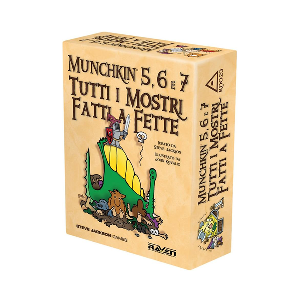 Munchkin 5, 6 e 7 - Tutti i Mostri Fatti a Fette (Espansione ITA)