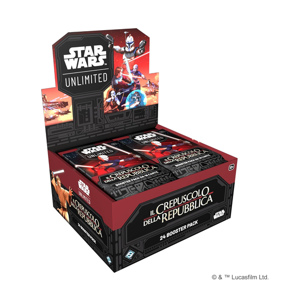 Star Wars Unlimited Il Crepuscolo della Repubblica 24 Booster Pack (ITA)